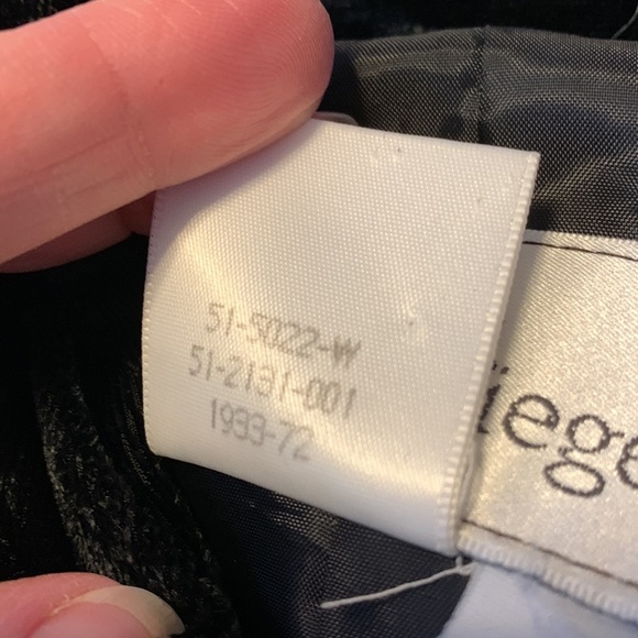 Moda spiegel size 12 collarless black crushed velvet button down blazer topper - Picture 7 of 9